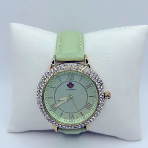 Working! Louis Richard Rhinestone Bezel Watch